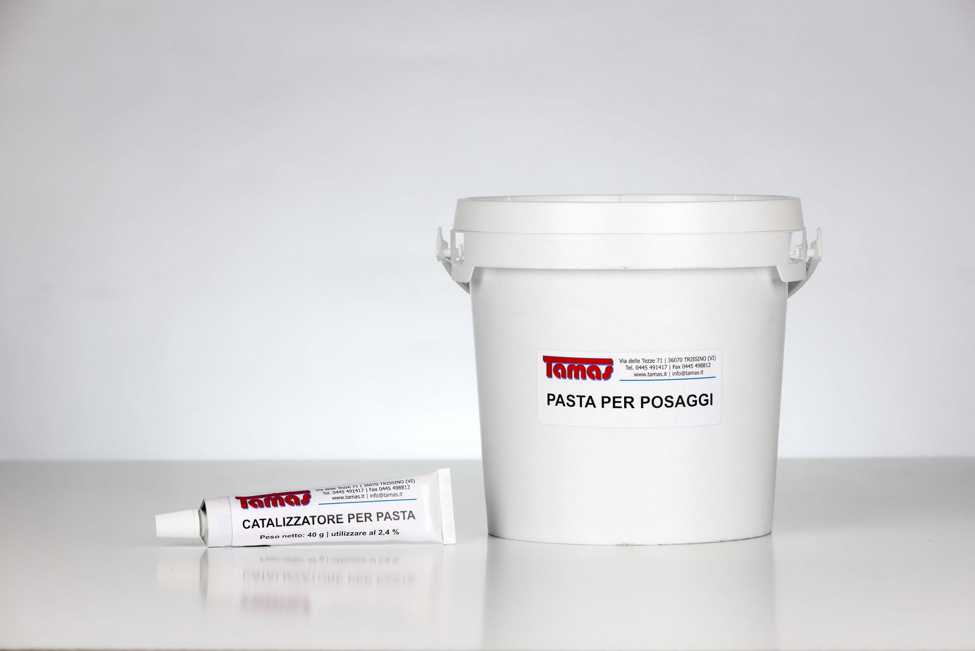 Pasta e resina posaggi